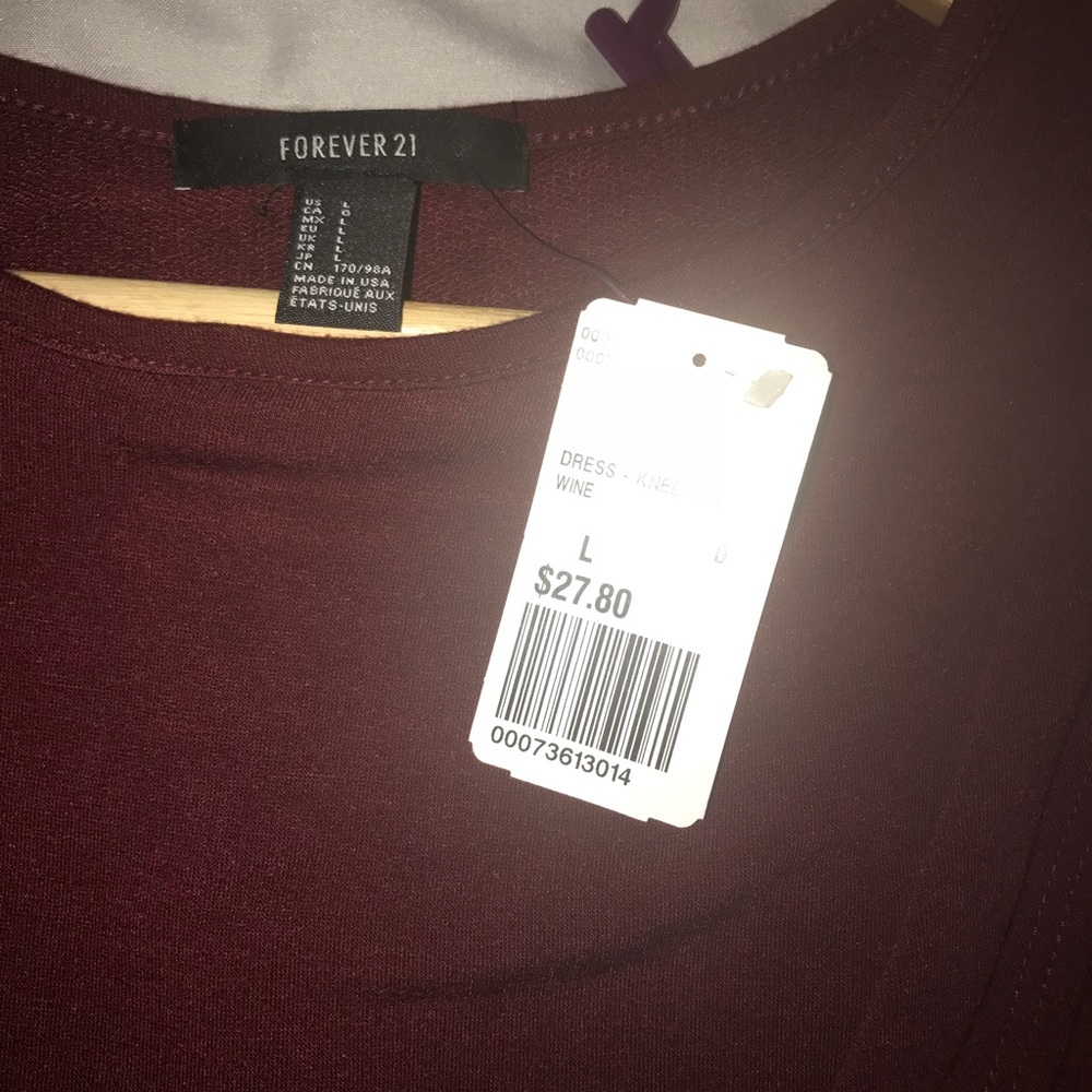 Wine Bodycon Dress